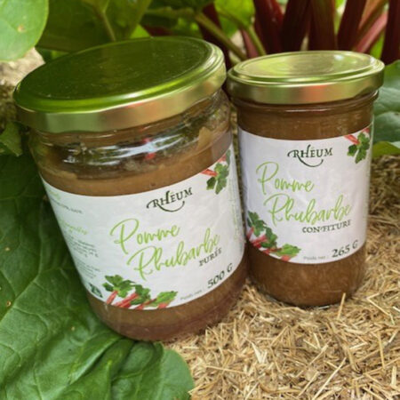 confiture pomme rhubarbe maison vente en ligne